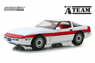 1984 Chevy Corvette C4 Hardtop, The A-Team - Greenlight 13532 - 1/18 Scale Diecast Model Toy Car 3 1984 Chevy Corvette C4 Hardtop, The A-Team - Greenlight 13532 - 1/18 Scale Diecast Model Toy Car