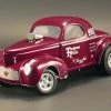 1941 Gasser, Burgundy - Acme 1800909 - 1/18 Scale Diecast Model Toy Car 1 1941 Gasser, Burgundy - Acme 1800909 - 1/18 Scale Diecast Model Toy Car -Outlet Cars Sales 1800909 ACME 1941 Gasser Willys JR Thompson 118 1 AZ 54755.1610379371.386.513