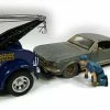 Tow Truck Driver Scott Figure, Blue - American Diorama Figurine 23905AD - 1/24 Scale