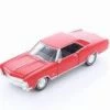 1965 Buick Riviera Grand Sport Hard Top, Red - Welly 24072/4D - 1/24 Scale Diecast Model Toy Car