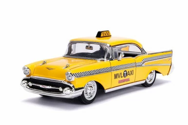 Jada Toys 1957 Chevy Bel Air Taxi, Deadpool - Jada 30839 - 1/24 Scale Diecast Model Toy Car 3 Jada Toys 1957 Chevy Bel Air Taxi, Deadpool - Jada 30839 - 1/24 Scale Diecast Model Toy Car