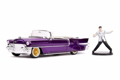 Jada Toys 1956 Cadillac Eldorado Convertible With Elvis Presley - 30985 - 1/24 Scale Diecast Model Toy Car 3 Jada Toys 1956 Cadillac Eldorado Convertible With Elvis Presley - 30985 - 1/24 Scale Diecast Model Toy Car