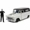 1957 Chevy Suburban W/ Frankenstein Diecast Figure, Gray - Jada Toys 32191 - 1/24 Scale Diecast Car -Outlet Cars Sales 32191 JADA HWR Universal Monsters 1957 Chevy Suburban w Frankeisten Figure 124 1 39356.1658525238.386.513