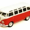 Volkswagen Van SambaBus, Red With White - Showcasts 34956 - 1/25 Scale Diecast Model Toy Car -Outlet Cars Sales 34956 SHO RED Volkswagen Van Samba Bus Diecast Model Toy Car closed th 04 az 16818.1610381867.386.513