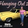 Gloria Figure, Pink With Blue - American Diorama 38182 - 1/18 Scale Figurine - Diorama Accessory -Outlet Cars Sales 38182 AD Hanging Out II Gloria 118 1 AZ 85981.1610379835.386.513