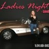 Ladies Night Lindsay Figure - American Diorama 38296, 1/24 Scale Figurine, Diorama Accessory