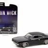 1968 Dodge Charger R/T, John Wick - Greenlight 44930E/48 - 1/64 Scale Diecast Model Toy Car -Outlet Cars Sales 44930e gl black 1968 dodge charger rt john wick diecast toy car 1 15826.1648139162.386.513