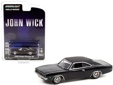 1968 Dodge Charger R/T, John Wick - Greenlight 44930E/48 - 1/64 Scale Diecast Model Toy Car 3 1968 Dodge Charger R/T, John Wick - Greenlight 44930E/48 - 1/64 Scale Diecast Model Toy Car