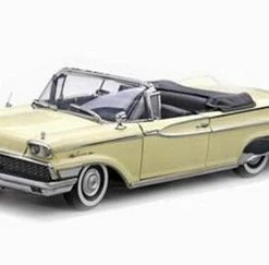 1959 Mercury Park Lane Convertible, Yellow - Sun Star 5152 - 1/18 Scale Diecast Model Toy Car