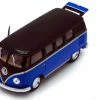 1962 Volkswagen Classical Bus, Blue - Kinsmart 5376D - 1/32 Diecast Car (Brand New, But NOT IN BOX) -Outlet Cars Sales 5376D KIT BLUE 1962 Volkswagen Classical Bus Diecast Model Toy car AZ 50217.1610381987.386.513