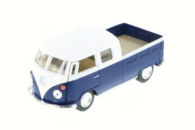 Kinsmart 1963 Volkswagen Bus Dbl Cab 5387D - 1/34 Scale Diecast Model Toy Car (Brand New, But NOT IN BOX) 3 Kinsmart 1963 Volkswagen Bus Dbl Cab 5387D - 1/34 Scale Diecast Model Toy Car (Brand New, But NOT IN BOX)