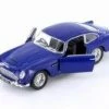 1963 Aston Martin Vulcan Hard Top, Blue - Kinsmart 5406D - 1/38 Scale Diecast Model Toy Car