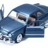 Motor Max 1949 Ford Coupe, Metallic Blue - 73213 - 1/24 Scale Diecast Model Car (Brand New, But NOT IN BOX) -Outlet Cars Sales 73213 mmt blue sc 1949 ford coupe diecast model toy car az 47133.1599583555.386.513
