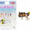 Beach Girls Figurine Set, Multi- - American Diorama 76481MJ - 1/64 Figurine - Diorama Accessory