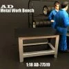 Metal Work Bench, American Diorama 77519 - 1/18 Scale Accessory For Diecast Cars