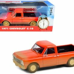1971 Chevy C-10 Pickup Truck, Groundhog Day - Greenlight 84131 - 1/24 Scale Diecast Model Toy Car