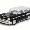 Lucky Road Signature 1957 Chevrolet Nomad, Black W/ White - Road Signature 94203 - 1/43 Scale Diecast Model Toy Car -Outlet Cars Sales 94203bk ym 1957 chevy nomad 143 1 az 82803.1654297615.386.513