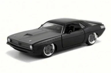 Jada Toys Letty's Plymouth Barracuda, Black - JADA 97206 - 1/32 Scale Diecast Model Toy Car 3 Jada Toys Letty's Plymouth Barracuda, Black - JADA 97206 - 1/32 Scale Diecast Model Toy Car