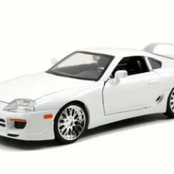 Jada Toys Brian's Toyota Supra, White - JADA 97346 - 1/32 Scale Diecast Model Toy Car