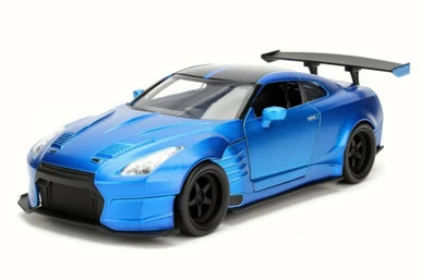 Brian's Nissan Ben Sopra GT-R, Candy Blue - JADA Toys 98271 - 1/24 Scale Diecast Model Toy Car 3 Brian's Nissan Ben Sopra GT-R, Candy Blue - JADA Toys 98271 - 1/24 Scale Diecast Model Toy Car