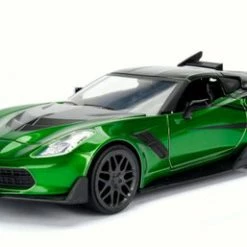 Jada Toys 2016 TRANSFORMERS 5 Crosshairs Chevy Corvette Stingray, 98499 - 1/24 Scale Diecast Model Toy Car