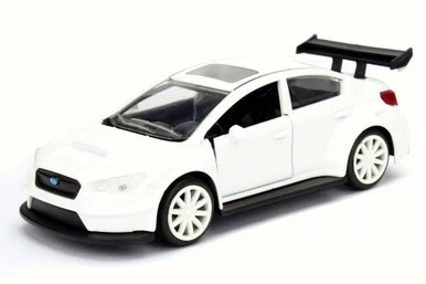 Mr. Little Nobody's Subaru WRX STI, White - Jada 98674DP3 - 1/32 Scale Diecast Model Toy Car 3 Mr. Little Nobody's Subaru WRX STI, White - Jada 98674DP3 - 1/32 Scale Diecast Model Toy Car