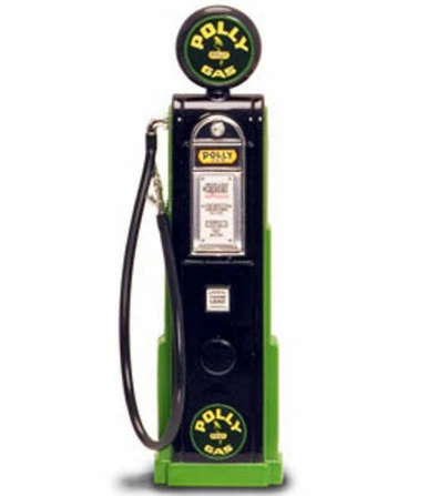 Lucky Road Signature Digital Gas Pump Polly Gas, Black - Yatming 98781 - 1/18 Scale Diecast Model 3 Lucky Road Signature Digital Gas Pump Polly Gas, Black - Yatming 98781 - 1/18 Scale Diecast Model