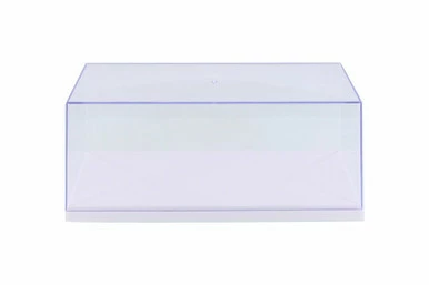 Acrylic Display Case (w/3 Background Designs), White Base - ModelToyCars 9906W - 1/24 Accessory 3 Acrylic Display Case (w/3 Background Designs), White Base - ModelToyCars 9906W - 1/24 Accessory