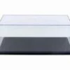Acrylic Display Case (w/3 Background Designs), Black Base - ModelToyCars 9919BK - 1/18 Accessory