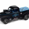 Johnny Lightning 1941 Willys Gasser PickupÂ , Flat Black - JLSP181/24A - 1/64 Scale Diecast Model Toy Car -Outlet Cars Sales JLSP181 24A R2 SF 2021 R3 1941 Willys Gasser Pickup Black Out 164 1 75308.1648060063.386.513