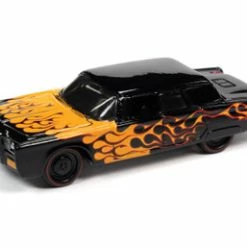 ModelToyCars 1966 Chrysler Imperial Custom, Gloss Black - JLSF018/48A - 1/64 Scale Diecast Model Toy Car